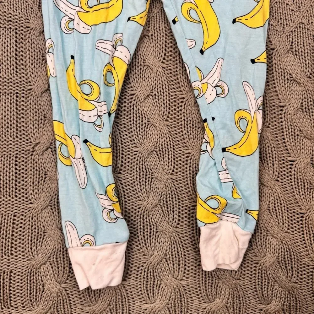 Little Sleepies Banana Print Pajama Pants Viscose Bamboo & Spandex  18/24M